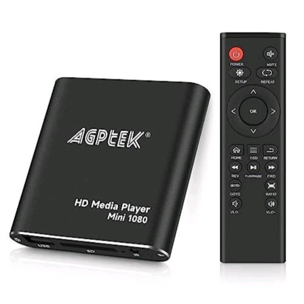 HDMI Media Player, Black Mini 1080P Full-Hd Ultra HDMI Digital Media Player